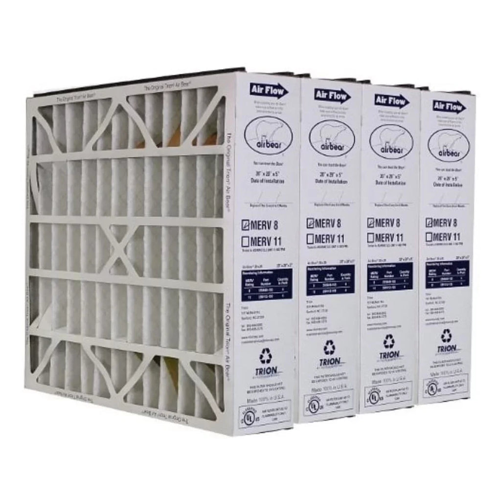 (4 Trion Air Air 8 255649-103 x Pack) 20 MERV Purifier 5 Bear x Inch Filter 20