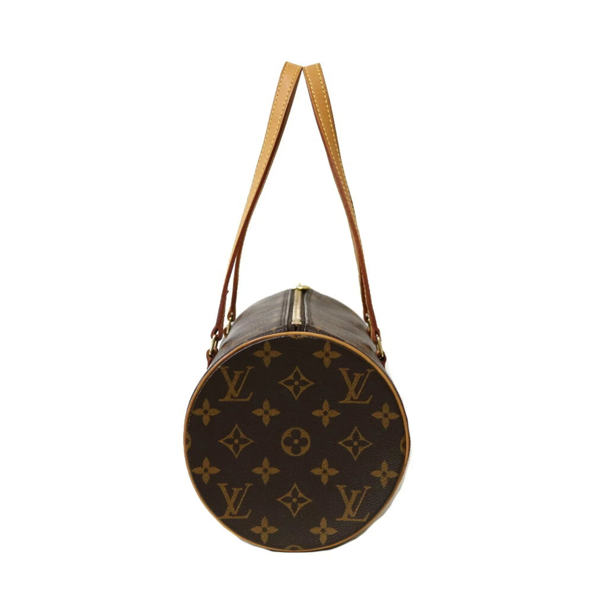 Pre-Owned Bag M51385 Women's (Good) Brown Monogram 30 Canvas Shoulder Papillon