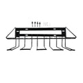 Rack Duty Utility Storage Metal Easy Wire Design Accessories Two Mount Access for Easily Wall Heavy Assemble Floating Tool Tier Shelf
