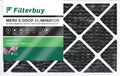 AC 14x25x1 MERV Activated 8 Filterbuy Filters Eliminator (1-Pack) Furnace Carbon Pleated with HVAC Air Odor