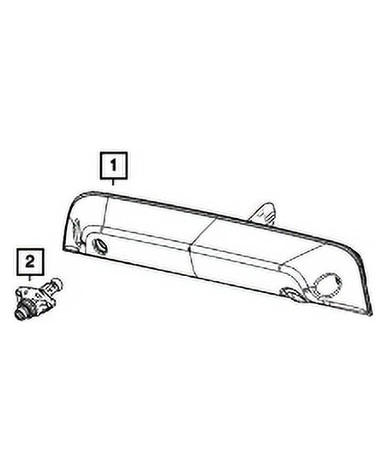 Genuine OE 2021-2024 Mopar New Camera 68448640AA