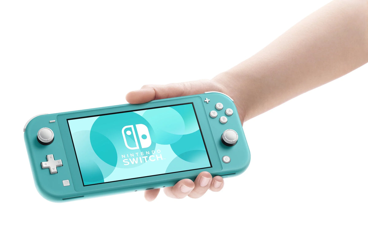 Pokemon Nintendo Lite Switch + Shield with (Turquoise) Cleaning Cloth 6Ave Bundle