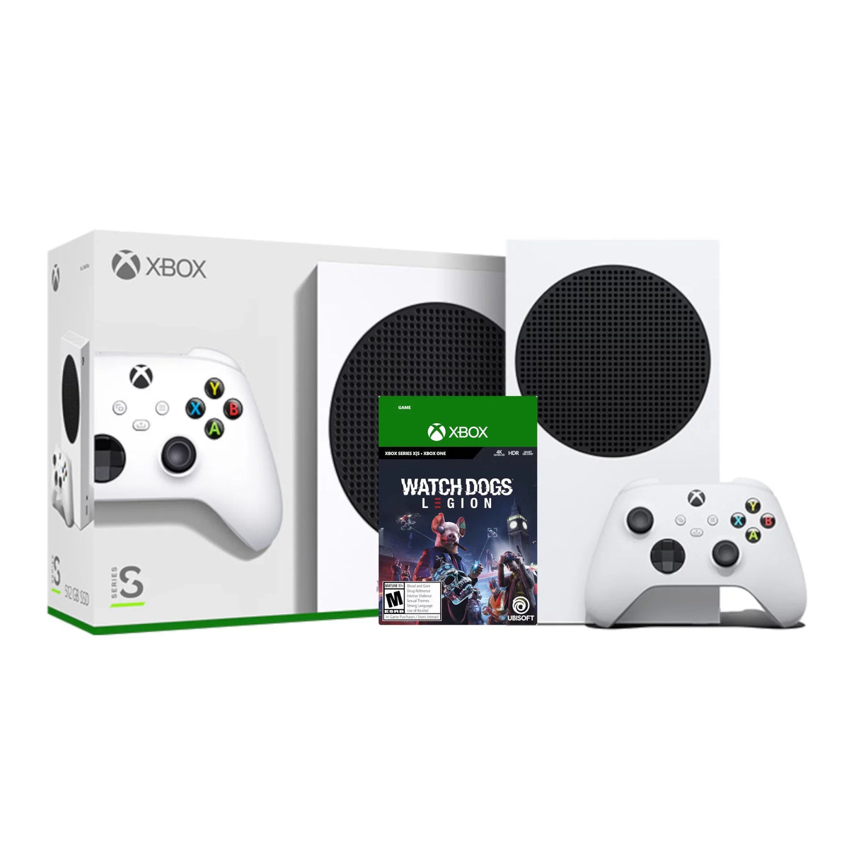 Watch Digital Console Wireless SSD Legion 2021 512GB Game Dogs: with White Console Xbox Controller Xbox - Full All and New