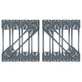 Contoured 10-Pack Pickups, (zinc Trailers Single Trucks, SNAP-LOC Strap E-Track Tie-Down Weld-On Logistic rust for Unfinished Anchor protection),