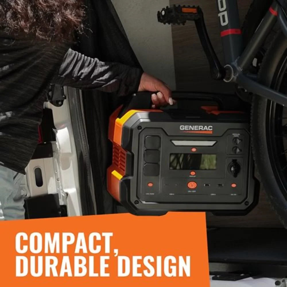 Panel Compatible Charging Generator - 1086Wh 1600/3200 Solar Generac Station Watts Portable Power Battery 8025 Powered