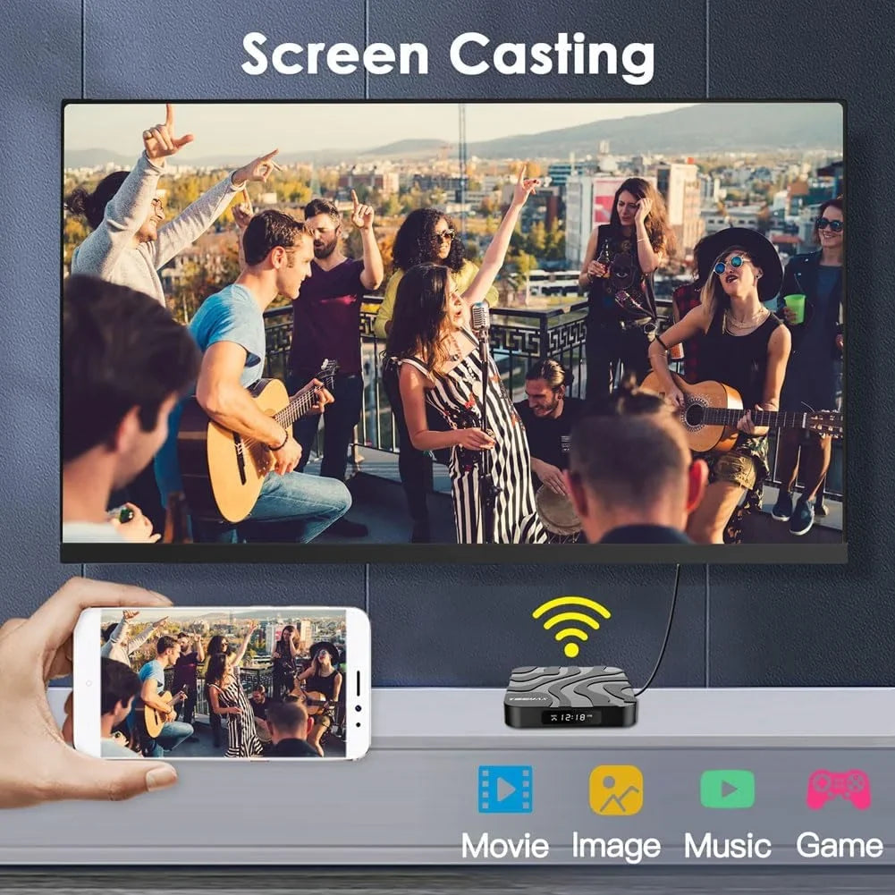 Quad-core Box ROM Chip Cortex-A53 Bluetooth 6K 4GB Box, TV TV USB 100M 4.0 Android RAM 2.4G/5G H618 Box, Android Wi-Fi 32GB 4K T95MAX Android 12.0 TV TV Box