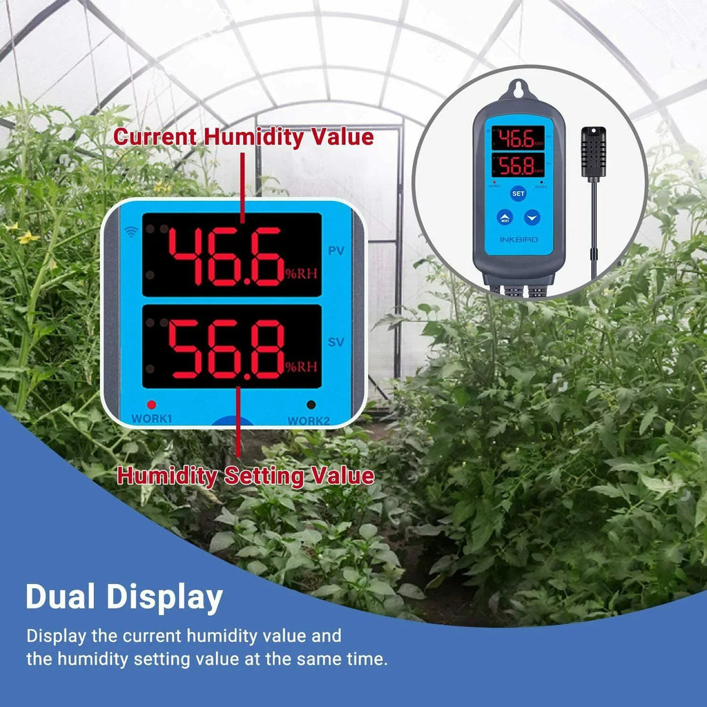 Humidistat Fan Wet Humidifier IHC-200 Reptile Dehumidifiers+Humidity Control Pet