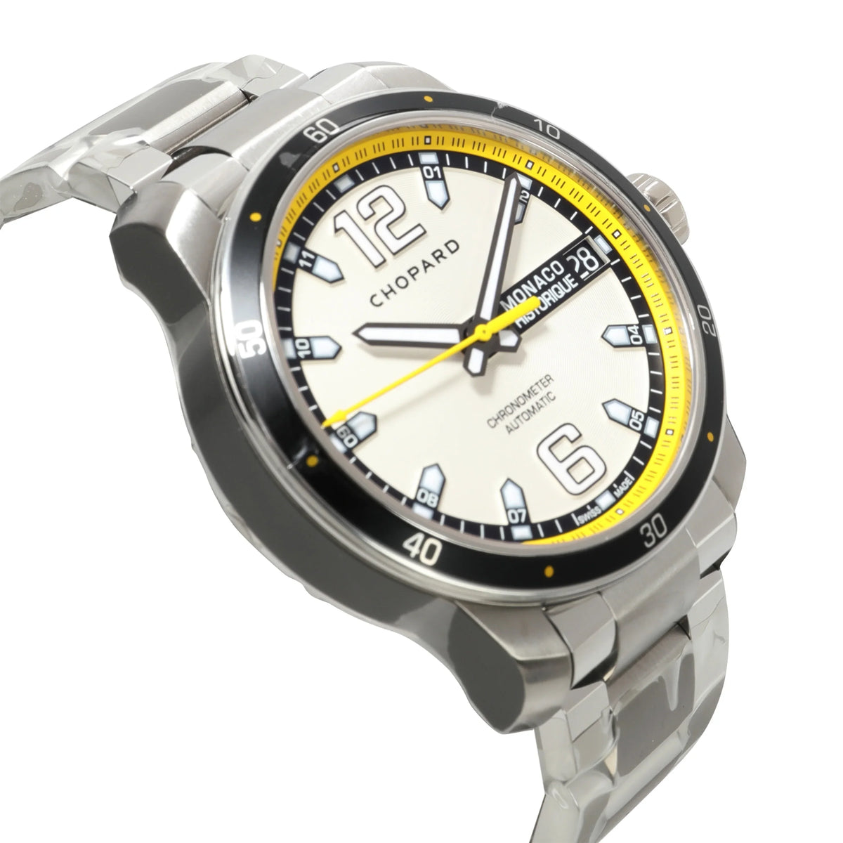 Men's Monaco Pre-Owned Historique Chopard Watch 158568-3991 in SS/Titanium
