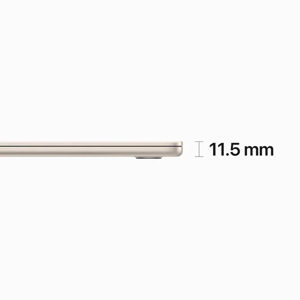 inch MacBook 8GB Starlight Storage 2023 chip 15 (good) with 15.3" Pre-Owned M2 Air Laptop RAM, SSD 256GB