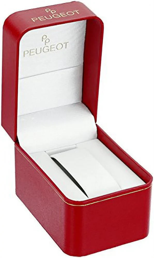 Silver Bracelet Women's Oversized Watch All Metal 7075S Crystal with Peugeot Boyfriend Swarovski Bezel Link