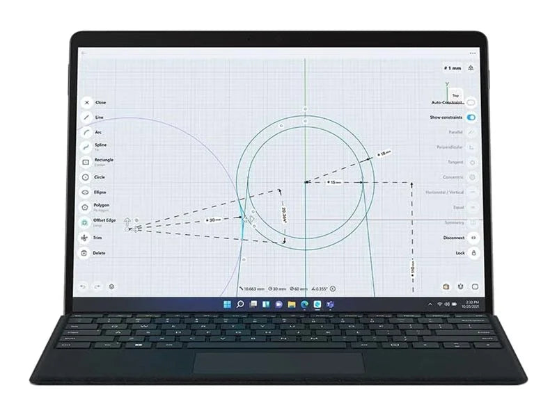 Surface Graphite Pro Windows 13", GB 11, SSD, 8 8 Tablet, 512 GB,