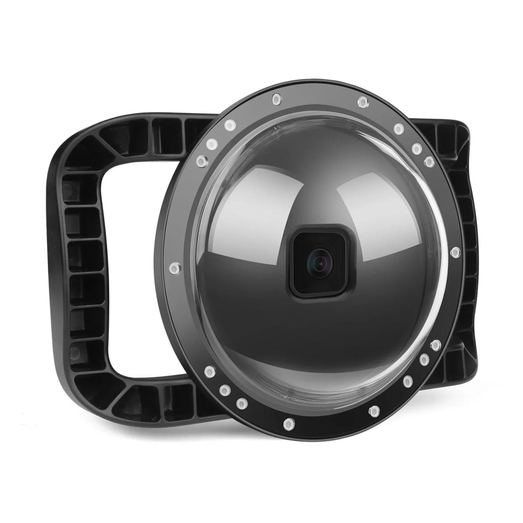 SHOOT 10 XTGP559 Hero Handle Port Hero 45m 180° Dome for Case Dual Angle Black Wide - Waterproof, 9
