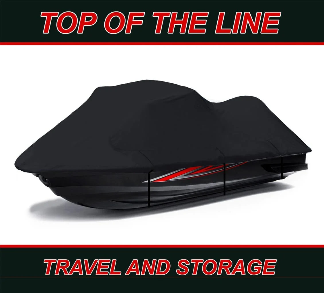 Cover Daytona JetSki 600 Seater DENIER BLACK Cover for 111" Shark Jet Arctic 1997 Ski 1000 Compatible 2 Cat Tiger