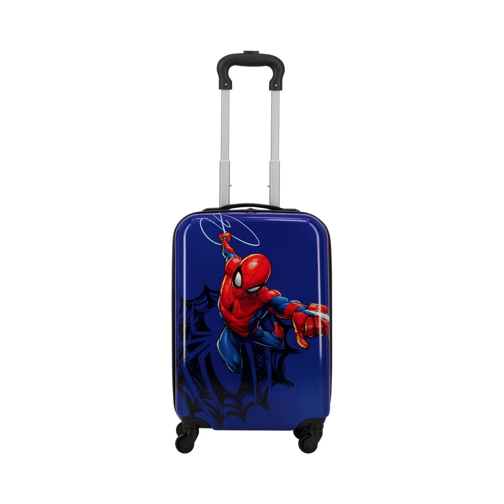 Wheels, Blue Kids Spider-Man Suitcase Hardshell Marvel Carry Inch Rolling On 21 Luggage, Spinner with