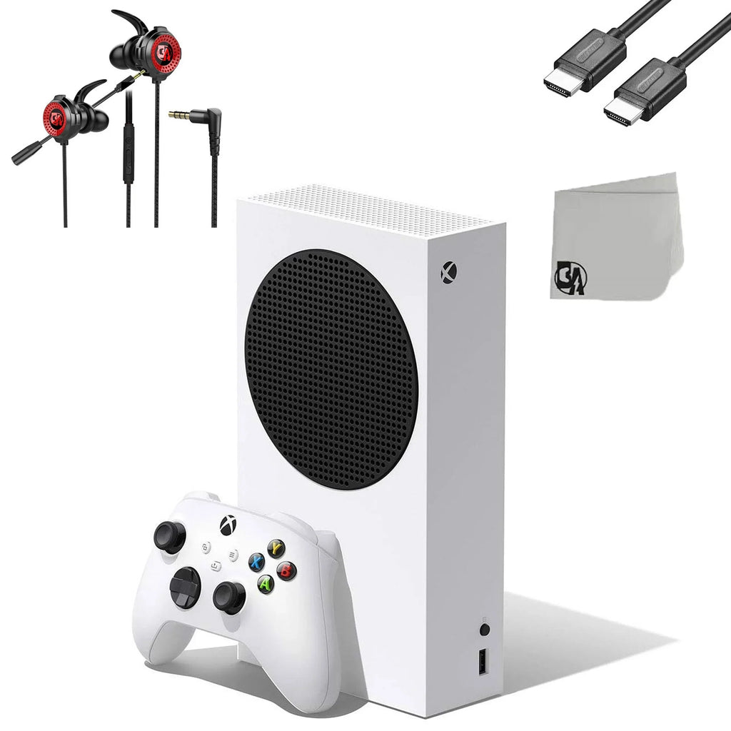 Earbuds With BOLT Gaming Microphone AXTION Bundle S Xbox 512GB Console Gaming Used Series white +