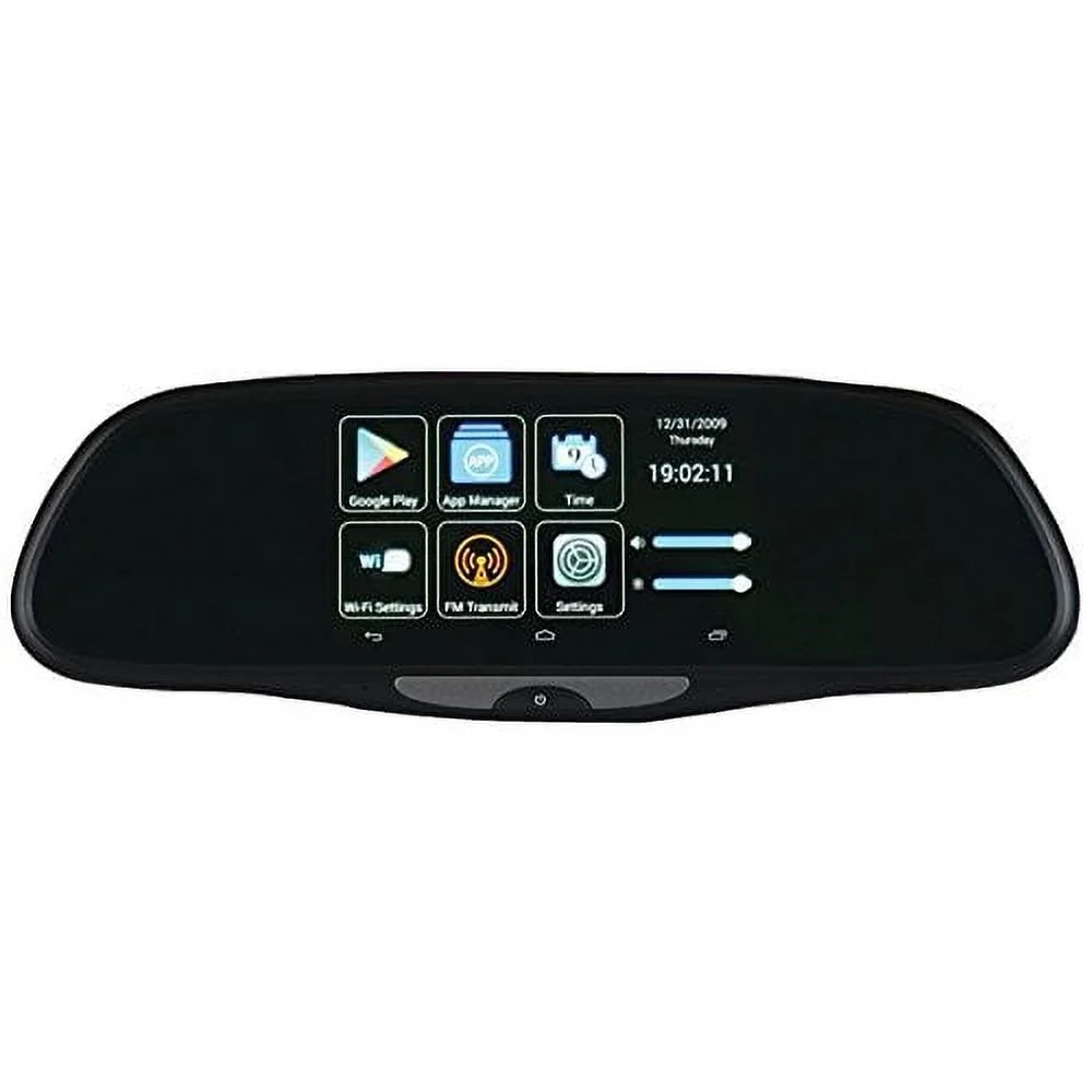 With Waze Built-in & BOYO Mirror Monitor Carkuda VTG500X 5" Maps Dvr, Camera, Rearview