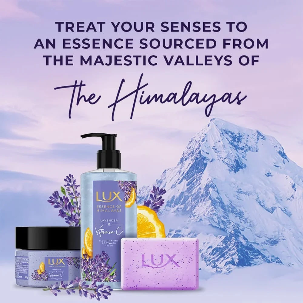 Lux C Vitamin & Exfoliating Lavender 5X125G Soap