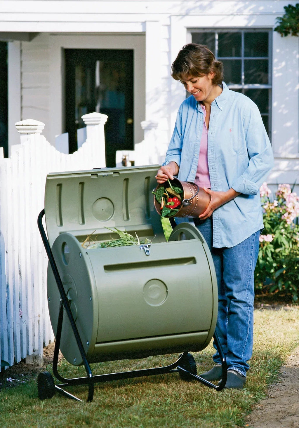 to Composter Garden Mobile Rolls the Mantis Direct CT08002