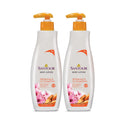 with Santoor Extracts, Protection & Sakura 2) of Sandalwood 250ml Body Perfumed UV Lotion for & Whitening (Pack