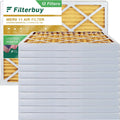 AC Air Pleated 20x25x2 HVAC Furnace 11 Filters MERV Filterbuy (12-Pack)