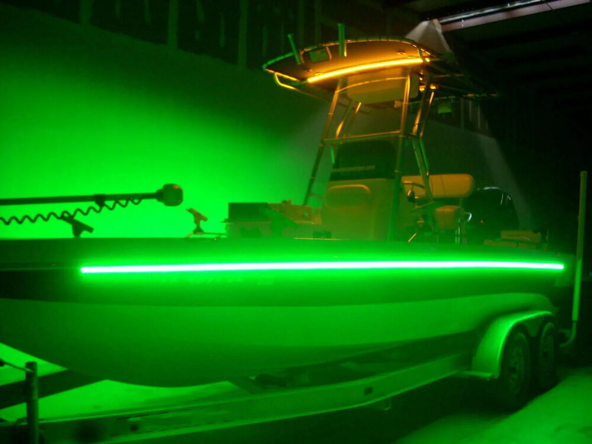 Boat Jon Night Accent Light 12v Pontoon Sailboat Deck Lights Courtesy Boat Flex for Boat Duck Strip Led Fishing Lighting Light, Light Light Kayak Bass Interior for Marine