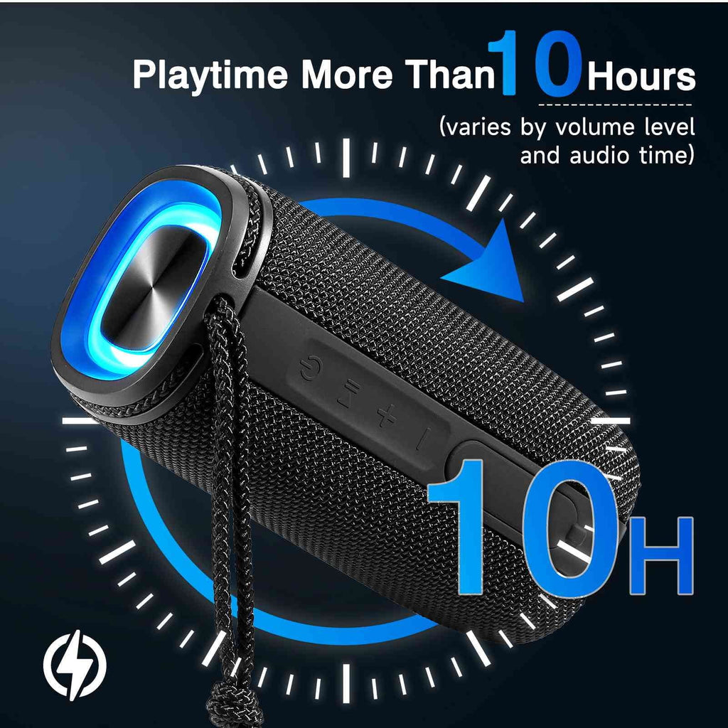 '- Speaker, Wireless Punchy UrbanX Pairing, Speakers for Waterproof LG Speaker Bass, with Bluetooth Black BT5.3, Portable X808 True Sound Surround HD W41+ 360° IPX5
