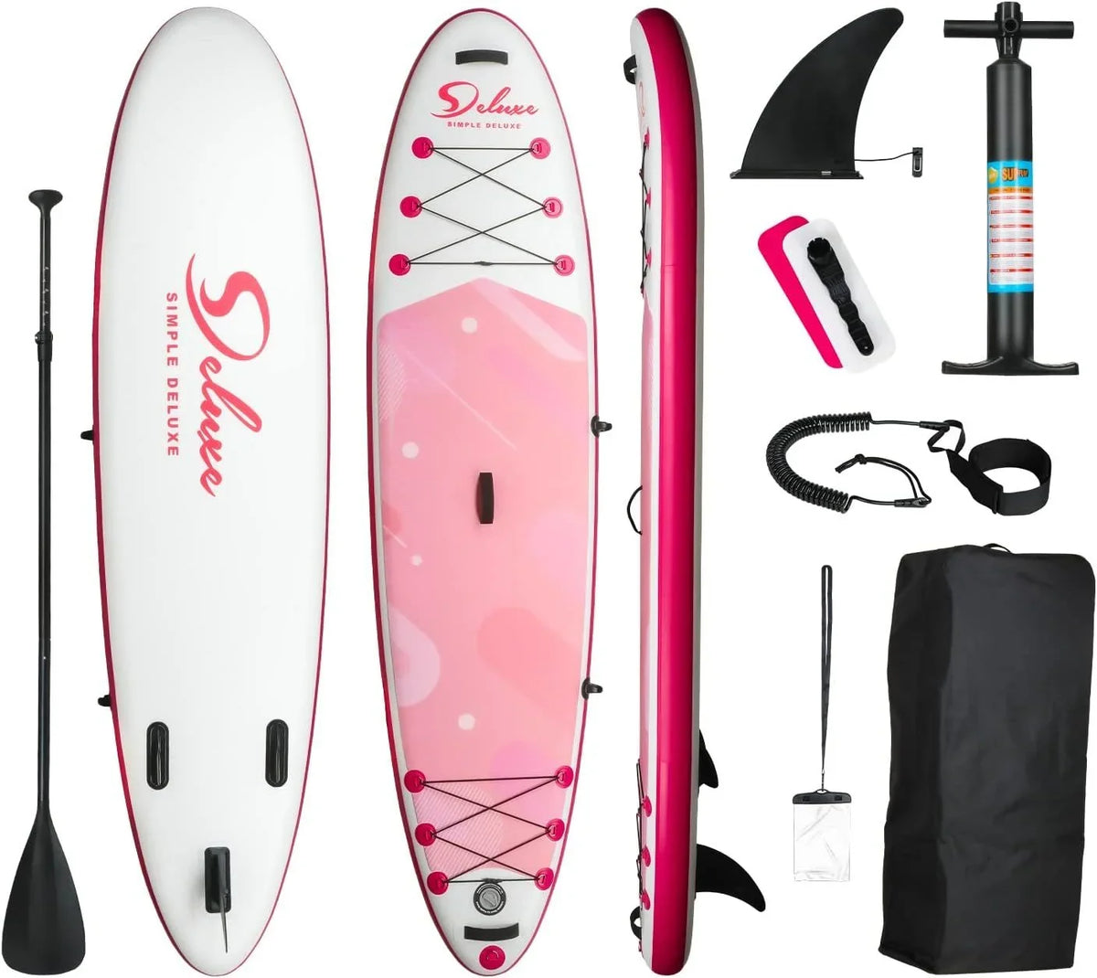 '- Paddle Stand Unleash liquid Premium - fun Up Inflatable 25.57 on Board this the board! ultimate paddle Pink with