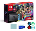 Full Months | Switch Kart Nintendo with Mario Switch 3 Mazepoly Deluxe Joy-Con Neon Download Accessories Console Bundle: Membership Blue/Red Online Nintendo | Game 8