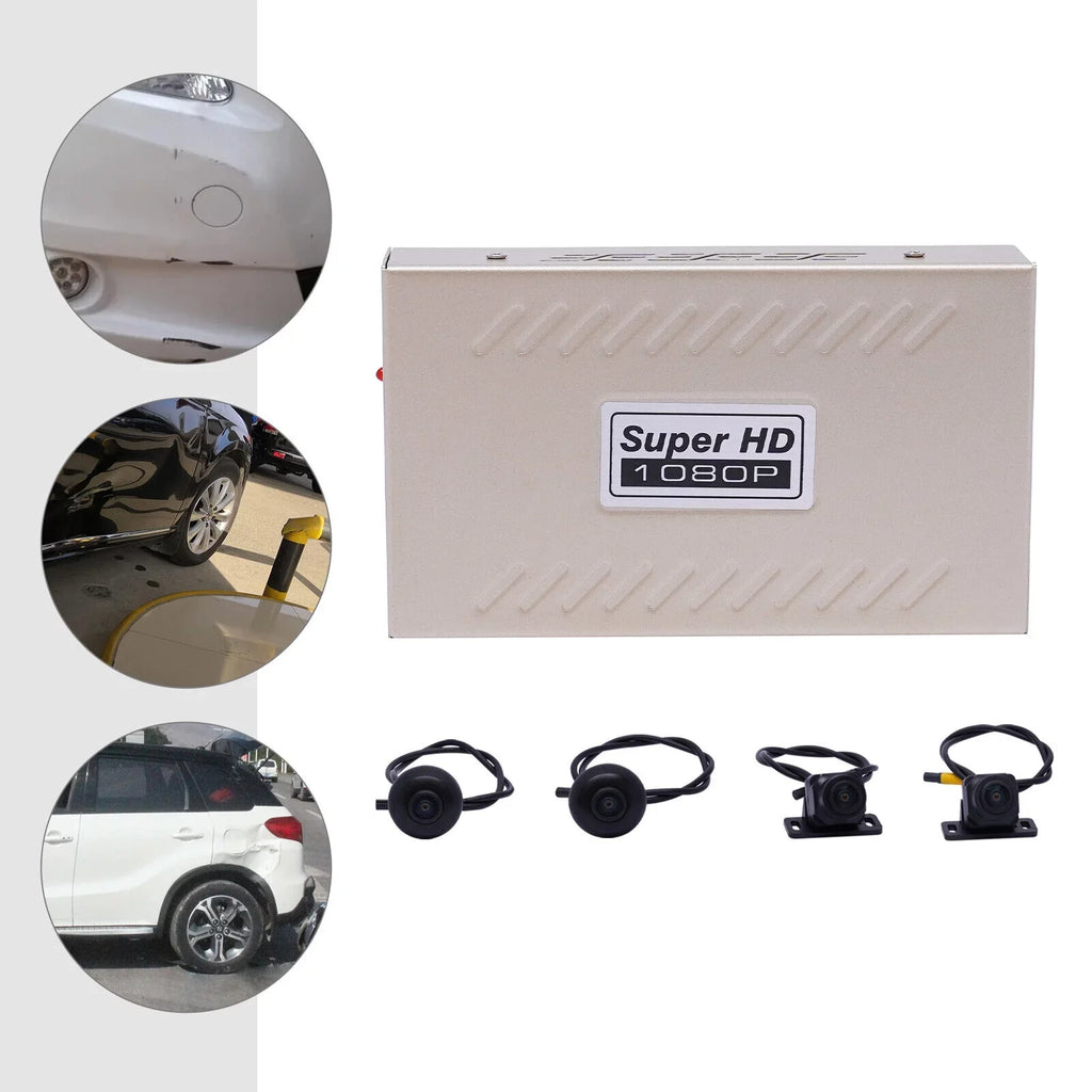 Record parking View Backup Bird Car Camera Denest Surround monitoring HD System 360 DVR