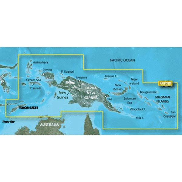 Garmin Leste/New microSD™/SD™ g2 HXAE006R - HD Guinea Timor - BlueChart® -