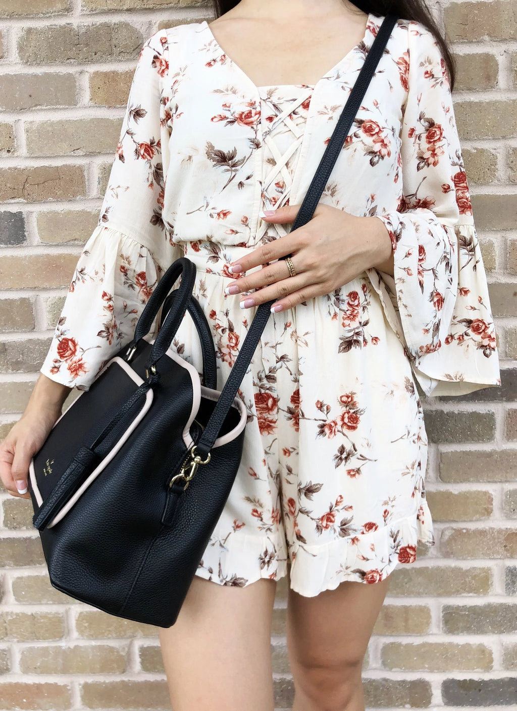 Tassel Crossobody Evangelie Black Satchel Place Kate Ward Bag Spade