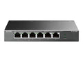 | Plug TP-Link 6 | Play Mode PoE+ 67W & Protection Sturdy Priority Limited Mode Ethernet 4 Port Switch Ports w/Shielded Metal | 10/100Mbps (TL-SF1006P) @ | Ports Fast Lifetime PoE | Extend |