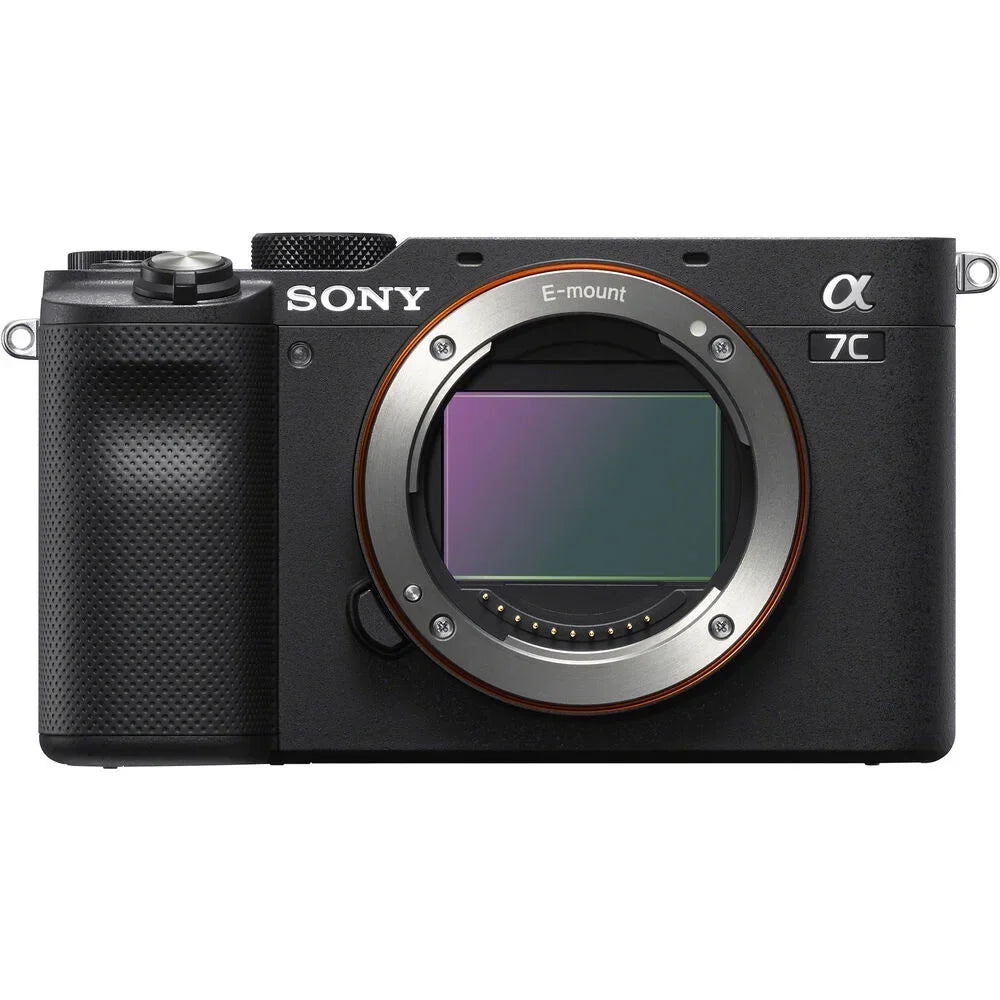 a7C (Black) +Flash- Mirrorless 28-60mm G Lens+24mm with Kit Lens Camera f/2.8