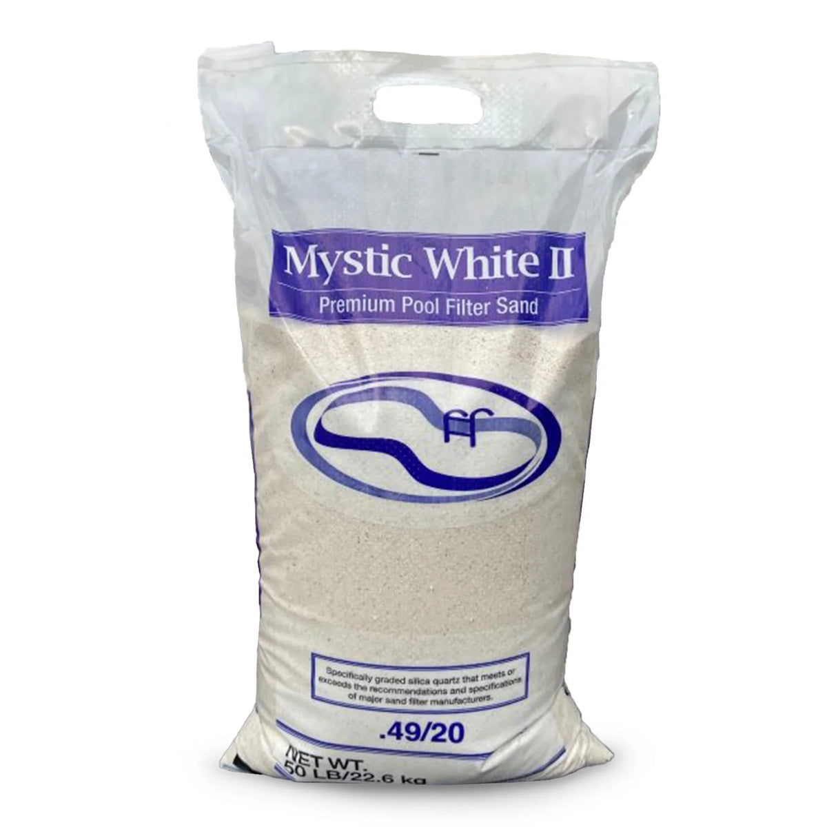 Filter 50 Sand, White, Swimming Mystic US Pool Bag II Silica Pound White