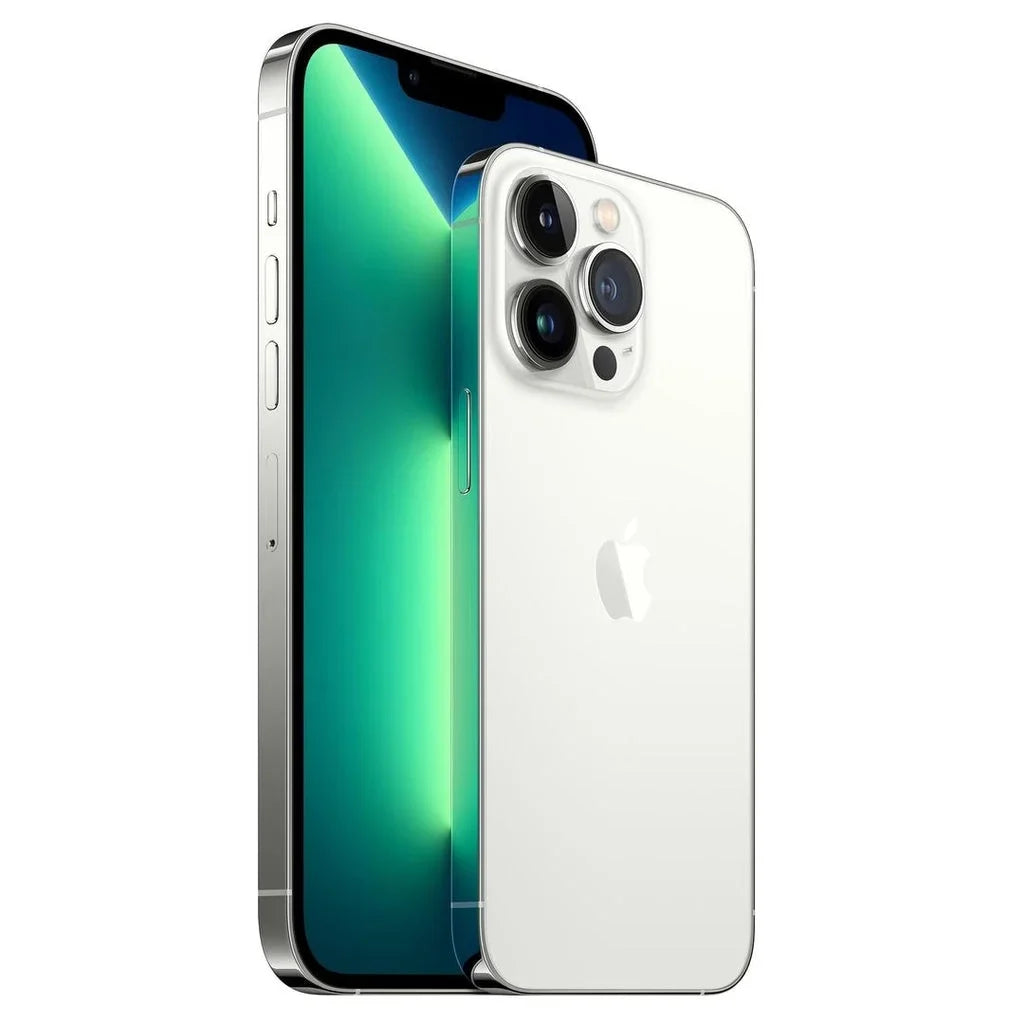 128GB Pro Silver 13 Unlocked (Refurbished) Restored Max iPhone Fully