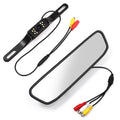 Cheefull Night Driving Vehicles Camera Camera 4.3" Rear Parking Backup Mirror Cam System View Vision Reverse Camera Car