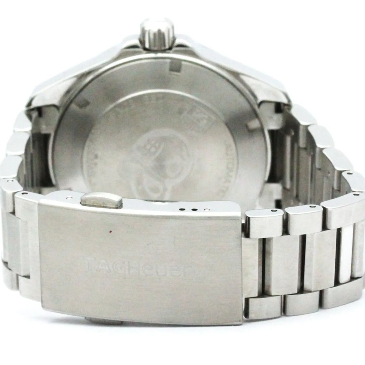 Steel TAG Aquaracer Calibre Automatic (Good) Polished Watch HEUER Pre-Owned BF570555 WAY2112 5