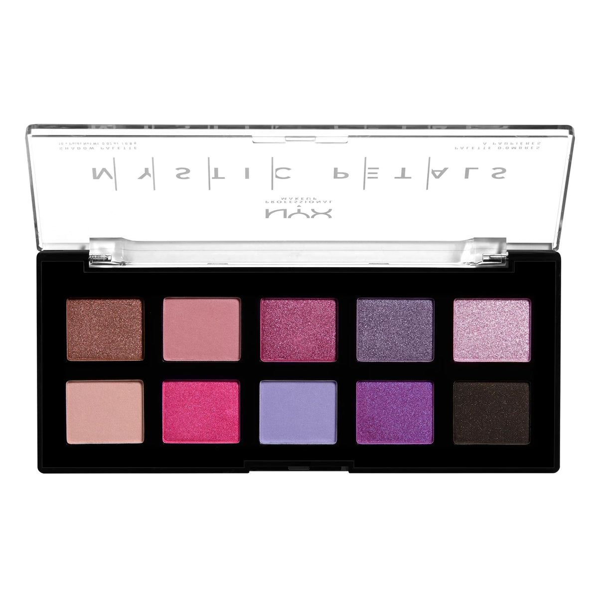 Professional Midnight Makeup NYX Eyeshadow Petals Mystic Palette, Orchid