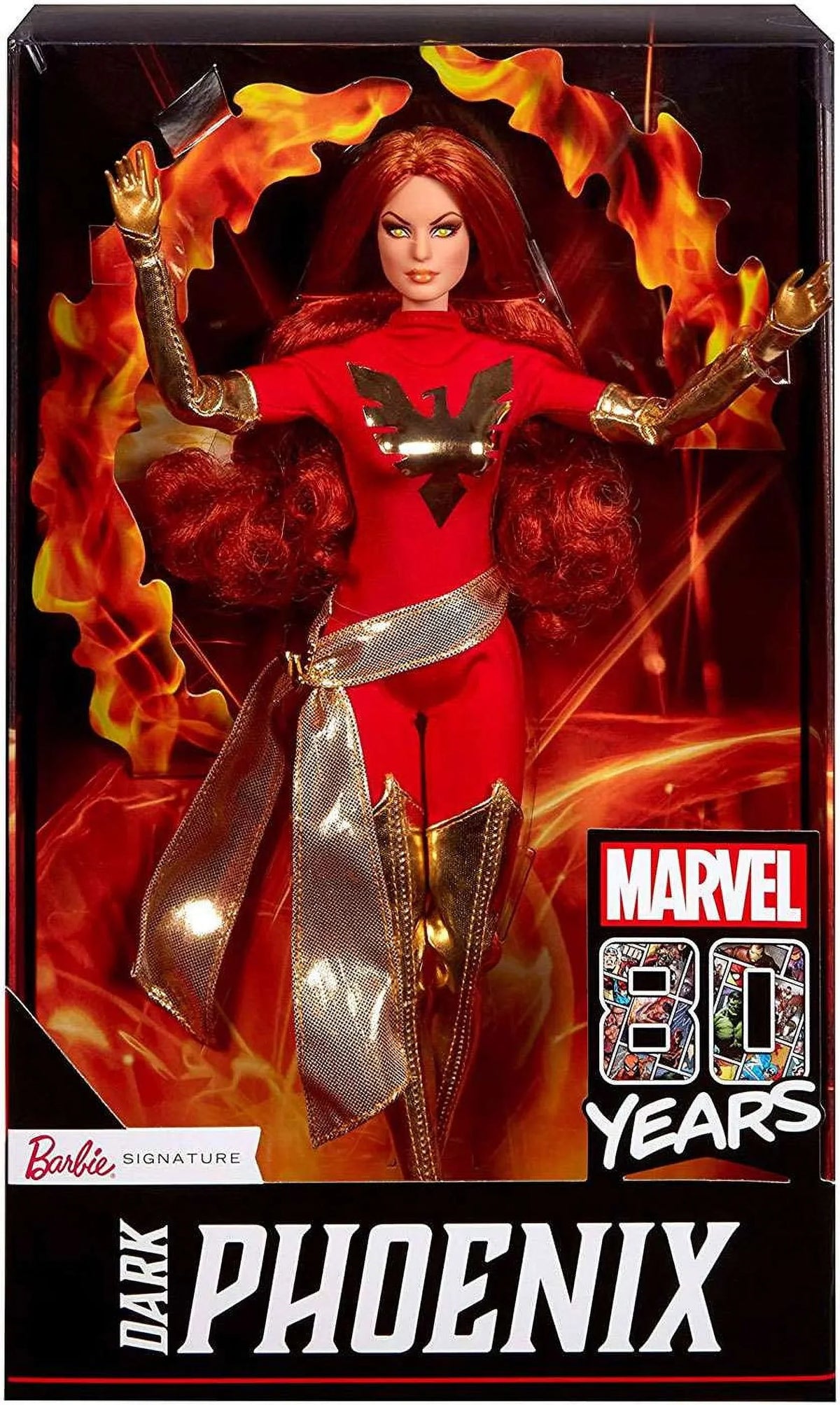Phoenix Doll Marvel Barbie Dark
