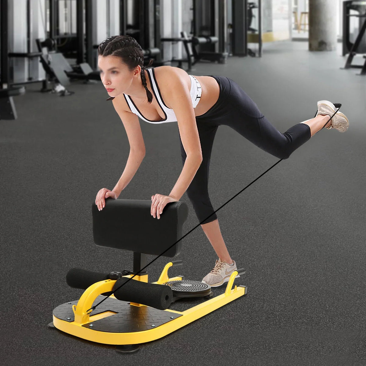 Gym Adjustable Trainer Home Deep Squat Machine Ab Squat Multifunctional Sissy