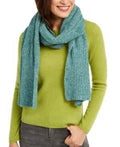 One Scarf Inc Muffler dimension Twisted Rib MSRP $39 Aqua
