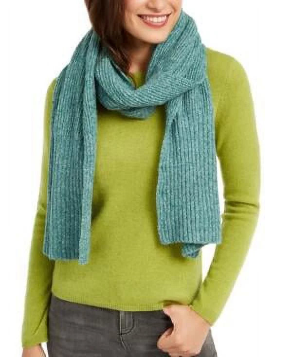 One Scarf Inc Muffler dimension Twisted Rib MSRP $39 Aqua