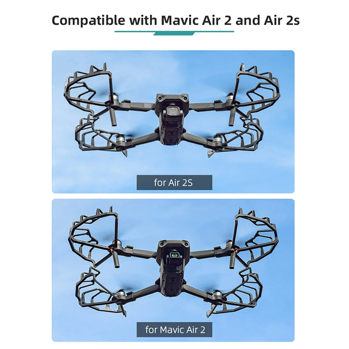 Drone Propeller Drone Protection Drone Guard Air Accessories ZiSUGP Leaf 2/Air For Propeller Ring Mavic Protection F Pro DJI 11 2S