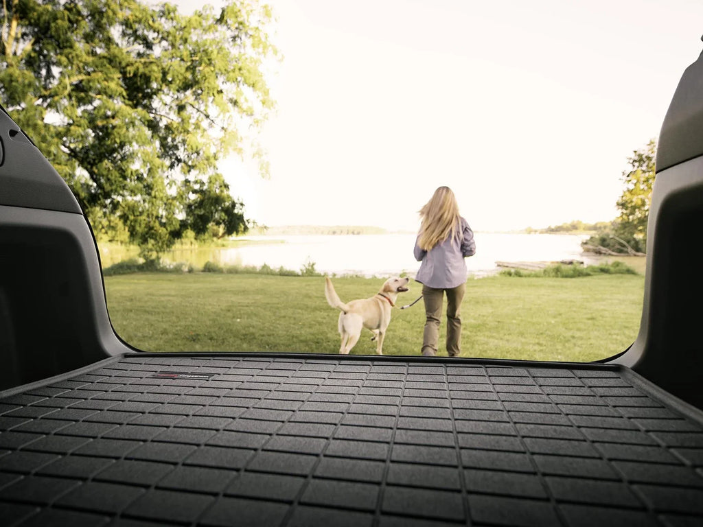 '- with WeatherTech Cocoa Behind Ascent with 3rd Liner Bumper Protector, compatible Trunk With Subaru Seating Protector Bumper 2019-2024 Cargo Row