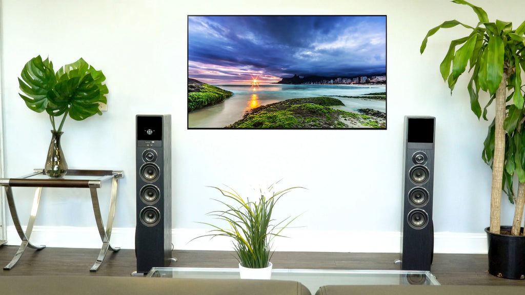 For Tower Theater Television Home TV-Black w/Sub Speaker Smart System