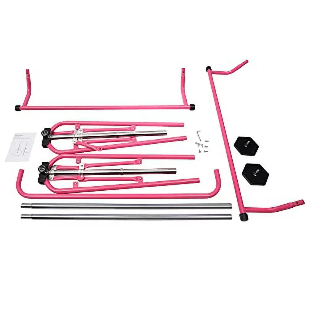 Gymnastics Height Training Height Equipment and Bar, Horizontal Bars Folding Adjustable Home - for Expandable Gymnastics GNJINX Kids, Junior Adjustable