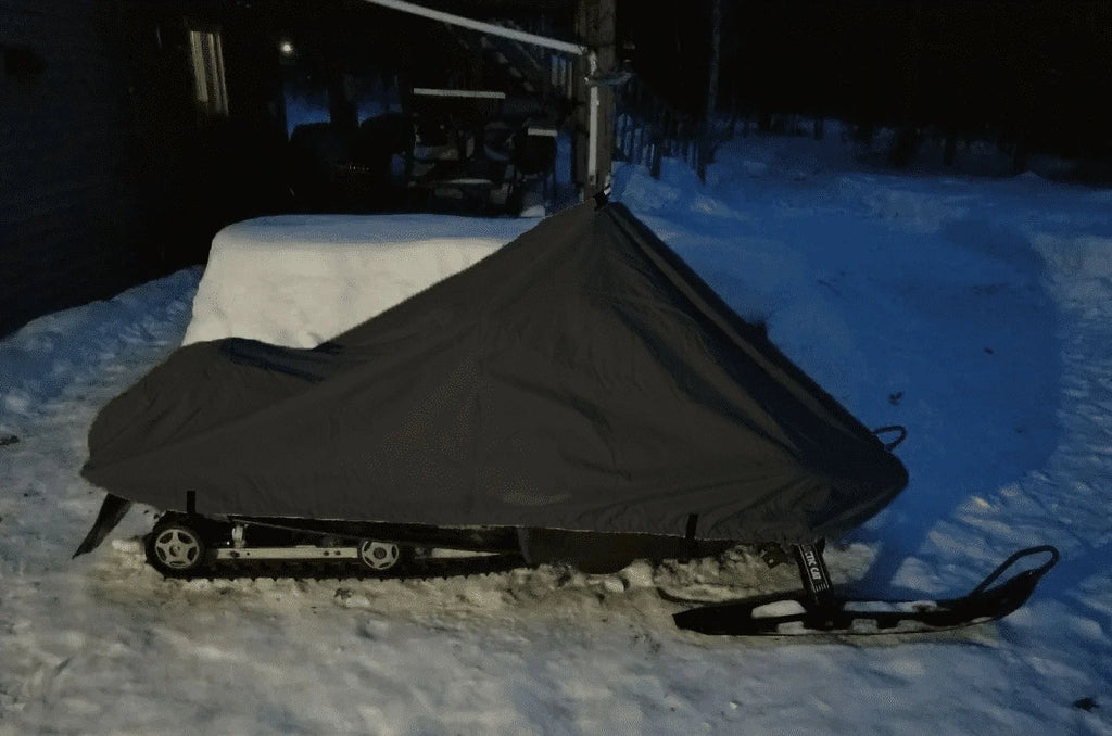 Snowmobile SE Cover Doo for Snowmachine Compatible Storage the 200 800R Sled. Denier Ski Black. Bombardier All GSX Model 2014-2015 E-TEC