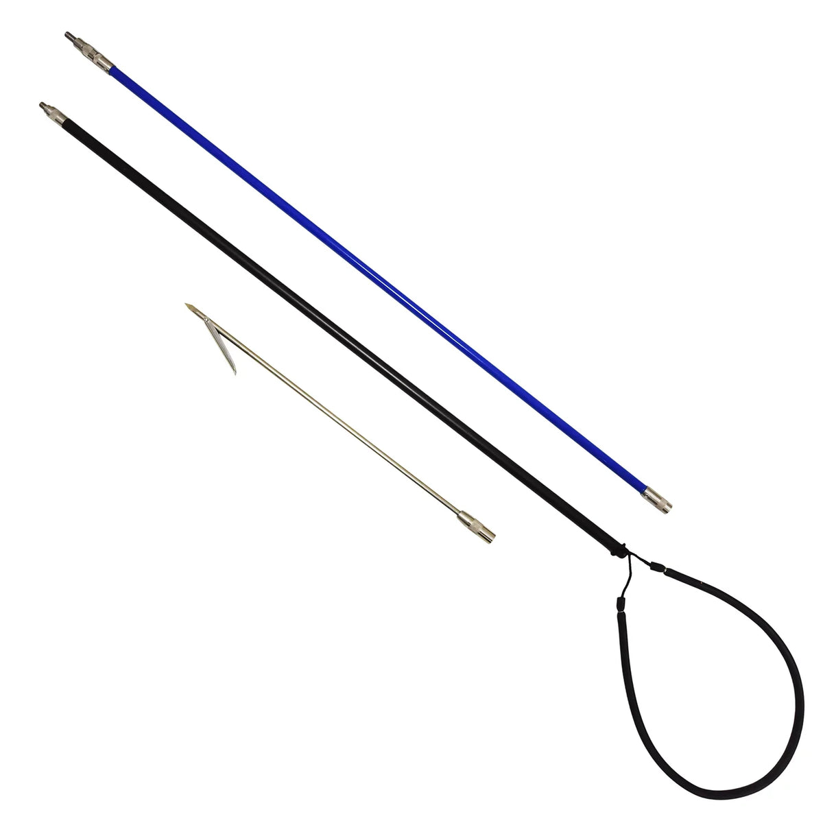 Scuba Alum Duty Spear Pole ft Prong Heavy Blue 1 Tip 7.8 Fiberglass Black Choice