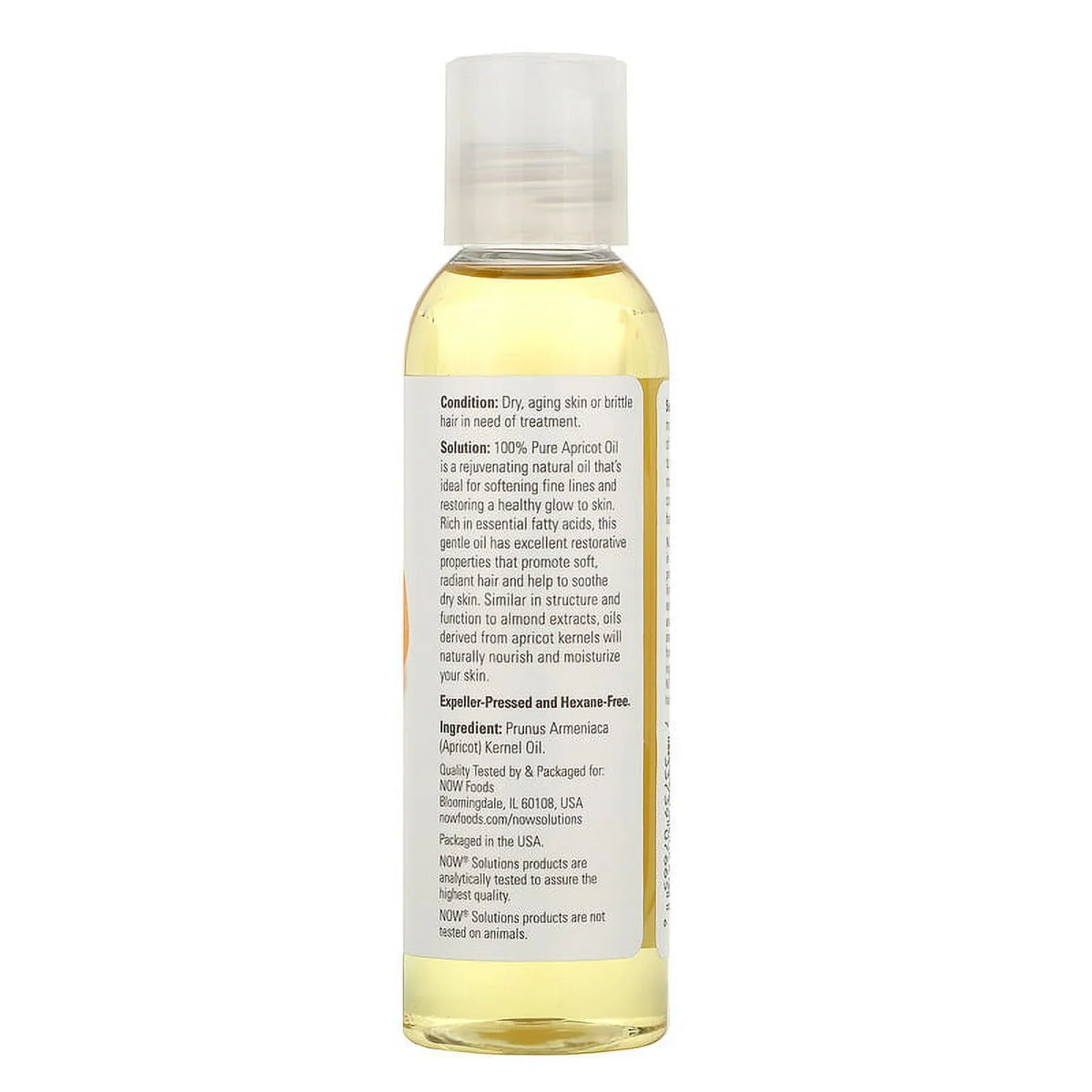 Oil, of Solutions, fl (118 4 ml) Apricot Pack oz NOW Foods, 4