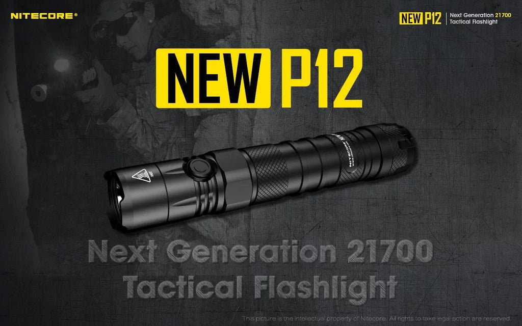 1200 LED Tactical Pressure w/RSW3 Version - P12 CREE Switch Nitecore Combo: Flashlight - V6 Lumens XP-L HD New